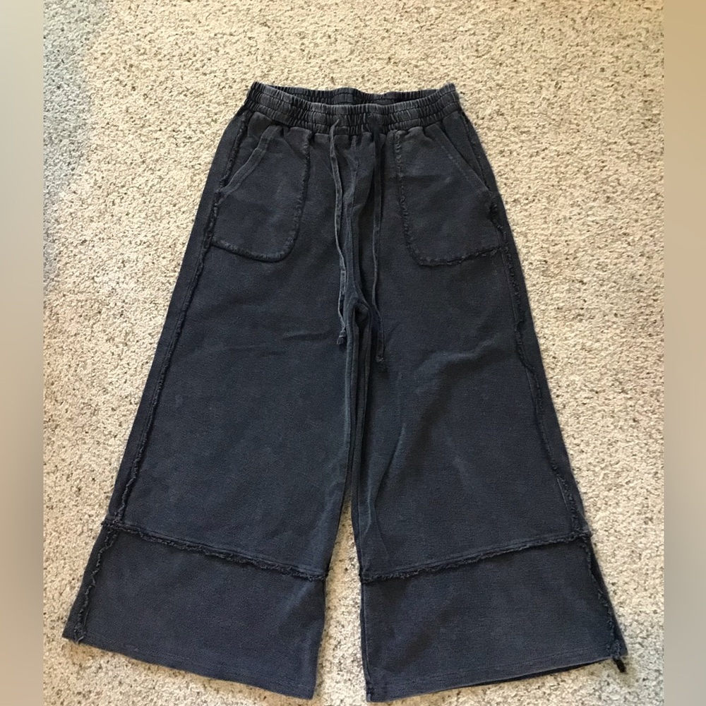 Easel Black Flare Pants